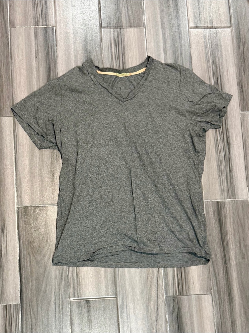 Alternative Gray Short Sleeve V-Neck Tee